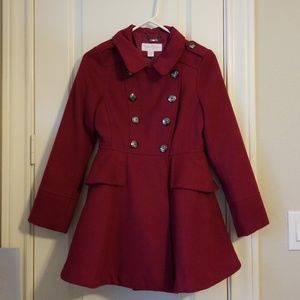 Jessics Simpson girls peplum coat